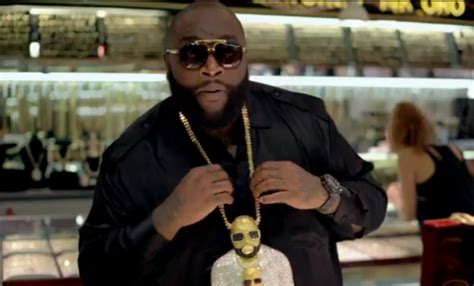 rick ross chain of himself.